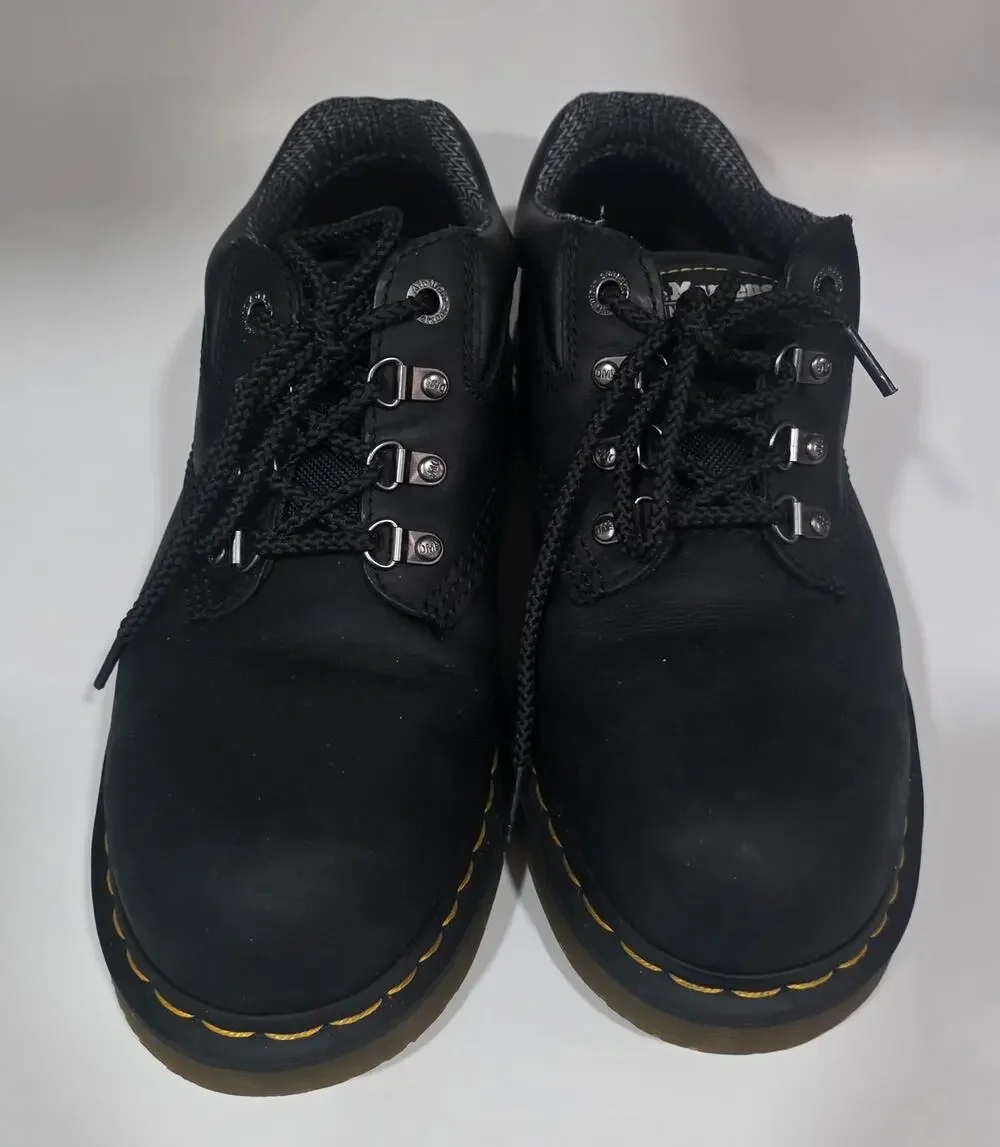 Dr. Martens Industrial Steel Toe Work Shoes Men's 10 Black Slip Resistant